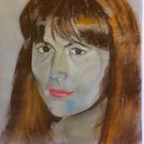 Woman with brown hair