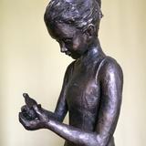 Frances with a Butterfly - Summer  (close up) 