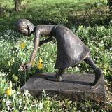 Katy with Daffodils- Spring