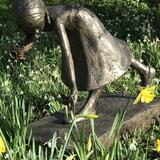 Katy with Daffodils- Spring