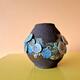 foliage moon jar