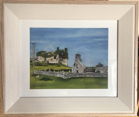 Carbury Castle and Graveyard 