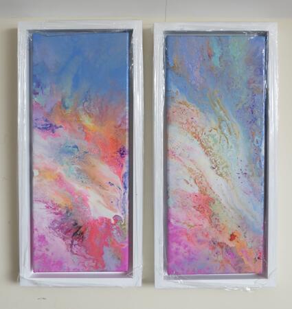 Shimmering Spray ( Diptych)