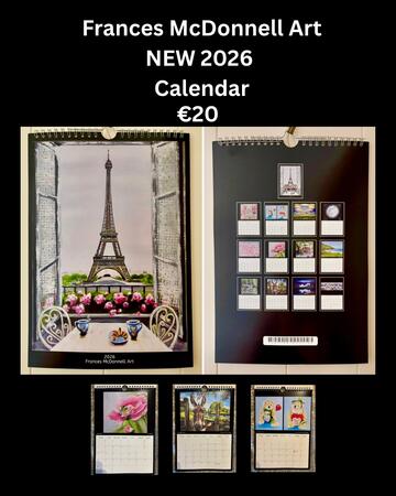 Frances McDonnell Art 2026 Calendar