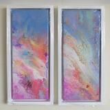 Shimmering Spray ( Diptych)