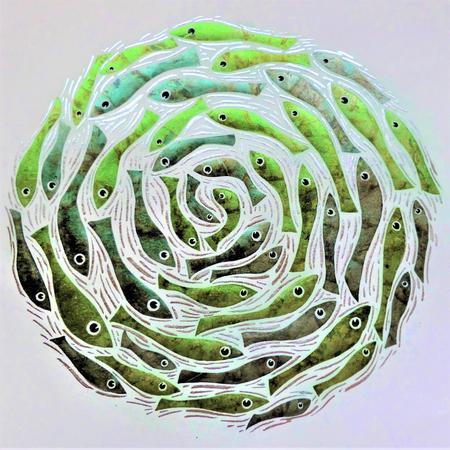 STILL SWIMMING - GREEN