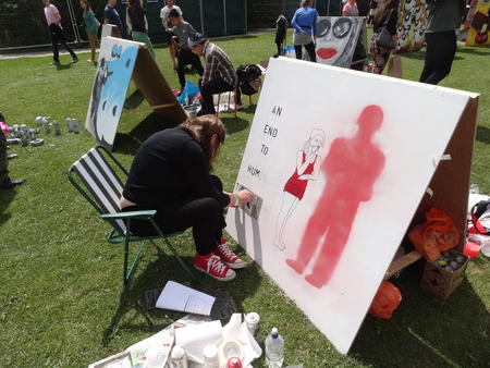 Painting at Upfest 2015