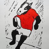 Badger Prints unframed
